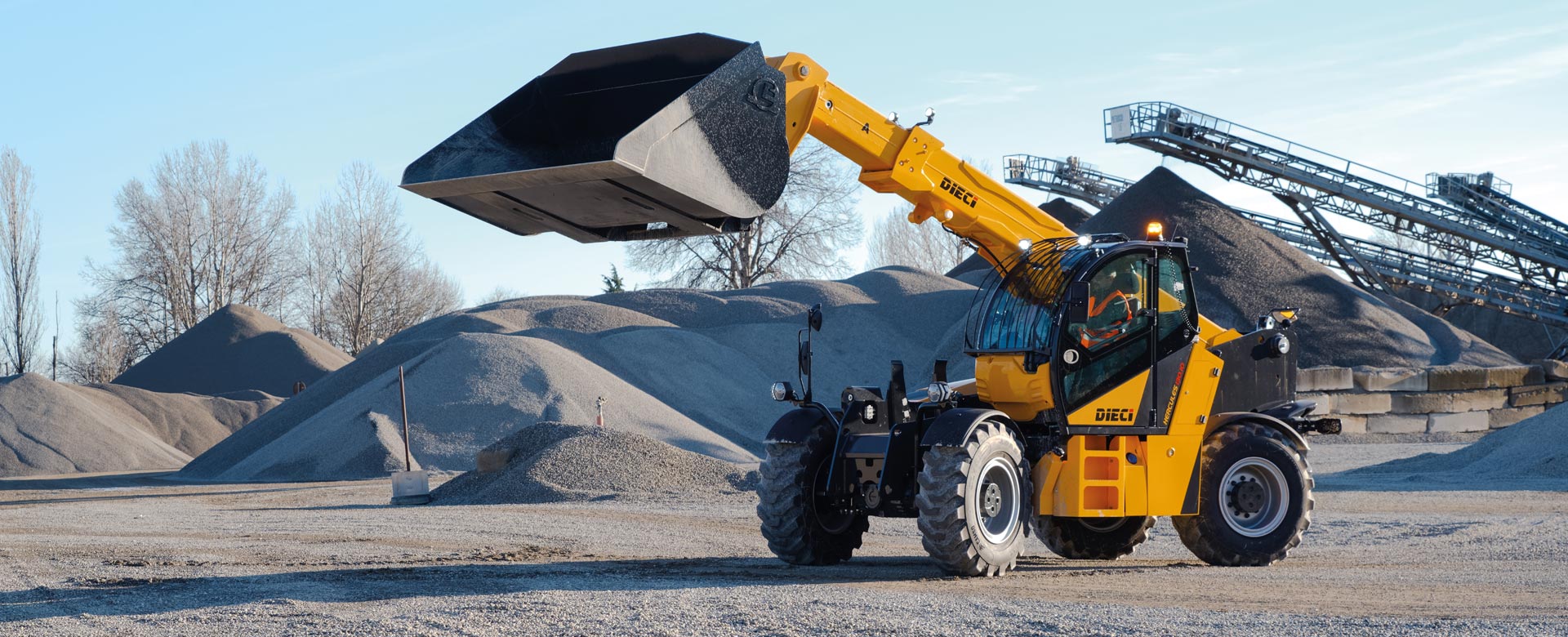 Telehandler for quarry