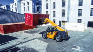 Fixed logistic telehandler